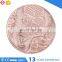 Zinc alloy promotion custom logo tungsten gold coins