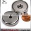 70 LB Holding Power Neodymium Cup Magnet 1.26" Magnetic Round Base