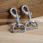 Wholesale metal swivel clasp hooks metal D ring hooks for bag handles