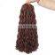 Soft wave braid bundle weft hair extensions dreadlocks