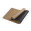 Natural Rubber Cork Material and Burlywood Color Cork Yoga Mat