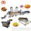 Commercial Continuous Conveyor Small Deep Frying Production Line Pellet Peanut Fryer Machine Line For Sale