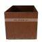 40cm Corten Steel Cube Planter Garden Plant Pot Square