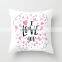 Custom  Printed Valentine 's Day Heart decoration Throw Pillow case