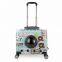 High Quality Cartoon Pet Go Out Portable Bag Pull Rod Suitcase Cat Small Dog Space Four-Wheel Dog Pet Bag Wholesale