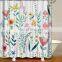 i@home ready made modern digital printing 3d burlap flower colorful shower curtain waterproof