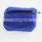 multi pockets yellow color cosmetic handbag purse felt make up organizer bag