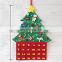 DIY Felt Christmas Tree Ornaments with Merry Christmas Felt Wall Hanging Christmas Decorations
