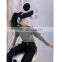 2020 autumn new girl's T-shirt Korean all-match casual foreign air bubble sleeve outer wear bottoming shirt