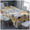 Nordic Fashion Style Waterproof Oilproof Cotton Linen All Over Printed FancyTable Cloth For Dining Room