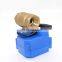 DC9-24V Timing valve brass 2 or 3 way mini water ball valve