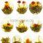 herbal flower tea, organic flowering tea Chinese Artistic Handmade Flower Blooming Tea