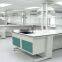 2018 Ho Pui High Quality Steel Laboratory Bench Table price with Reagent Shelf