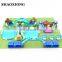 Commercial Adult Kids Water Park Inflatable Sea Land Water Theme Amusement Park Floating Toys Games Design Equipment prices