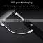 Long Flexible Neck Flameless Grill USB Charging Electric Arc Lighter with LED Power Display for Aromatherapy Camping BBQ Gas