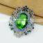 wholsale fashion silver gold crystal rhinestone diamond pearl brooch