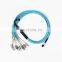 QSFP+ MPO-12 на LC Оптический разъемный кабель 3M Мультирежимный  MM OM3 12-ядерный mpo-lc разъемный кабель