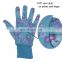 HDD Cheap 100% cotton palm garden gloves dotted cotton garden gloves unisex