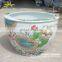 Delicate home & garden using hand paint ceramic plant stand and planters