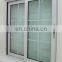 Price in india interior office sliding glass aluminum door and window with grill design