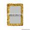 brass metal wall mirror