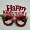 Top Ranking Cloth Red Cheap 2022 Wholesale Kids Eye Christmas Decoration Glasses