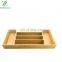 6 Compartments Bamboo Cutlery Organizer Bamboo Drawer Organizer Bamboo Silverware Organizer