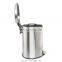 New design luxury large capacity trash bin soft closing 5L/12L/30L waste can pedal trash bin