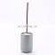 New stone marble surface bathroom accessory ceramic toilet brush holder