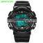 SANDA 378 Men Sports Watch Waterproof Digital Week Day Showed Light Casual Wrist Watch