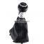 Leather Manual Gear Shift Knob Shifter Lever Handle Stick For Audi A3 S3 8L 2000 2001 - 2003