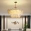 American Simple Postmodern Living Room Chandelier French Glass Retro Bedroom Dining Indoor Pendant Light