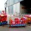 Christmas carnival rides Santa Claus track train for children and adults