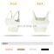 Fixed Padded 2 In 1 Pcs Sports Bra Wholesale Square Neck Backless Yoga Tops