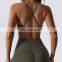 Women Clothing Yoga Tracksuit Shorts Set Active Wear Workout Athletic Gym 2 Piece Yoga Sets Sports Bra