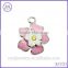 flower shaped metal colorful enamel charms for bracelet necklace