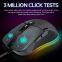 TWOLF G590 мышь для игр с проводом с индивидуальным логотипом, дешевая RGB-мышь с 7 кнопками и USB, 7200 DPI, подсветка LED, проводная игровая мышь