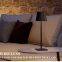 Rechargeable Touch Dimming Portable IP54 Modern Wireless Battery Powered Outdoor Dining LED Brown Table Lamp