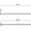 single towel bar 304 stainless steel towel rack bathroom towel shelf model 2002