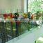6-19mm clear tempered balcony glass with frame