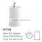 White Porcelain Standing Washroom Column Pedestal Basin