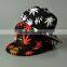 2016 Newest Coconut Tree Embroidery Kids Flat Brim Snapback Caps and Hats