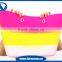 Newest silicone shoulder handbag,jelly tote bag, mix color beach handbag                        
                                                                                Supplier's Choice