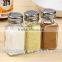 Small glass sauce bottles pepper glass condiment bottle spice shaker mini salt pepper shaker bottles