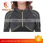 Hongxiang Girl O-Neck zipper Elasticity Sport Suit,SetJogging Wear For Women,fashion quick dry curve sport suit