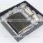 High Quality 7oz Black Leather Hip Flask Stainless Steel Whiskey Flask Gifts Set