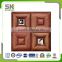 Luxury New Design Red Color Faux Leather Soft Wall Panel