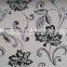 flock voile sheer curtain