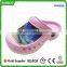 Girls Cute Cartoon print kids eva clog pink garden shoes high heel shoes for children