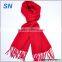 Fringed solid wool Pashmina Scarf